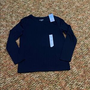 Cat & Jack Black Long Sleeve Tee